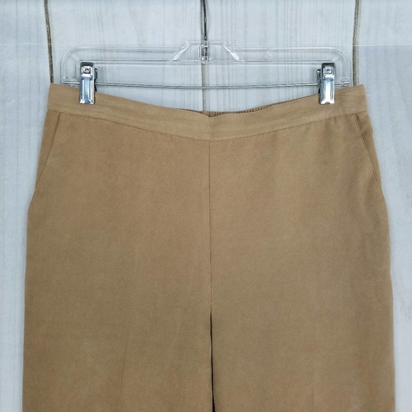 Alfred Dunner Tan Grandma Coastal Soft Straight Leg Pants Tik Tok - Picture 4 of 9
